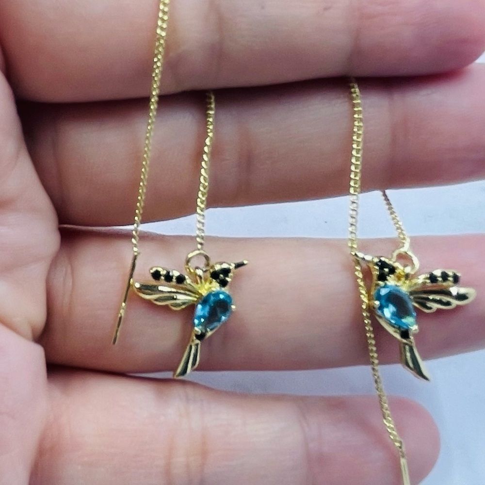 Hummingbird earrings - Picture 5 of 7